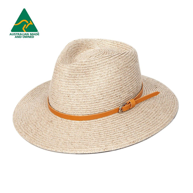 Sandy Creek Fedora Hat - Sand/Tan