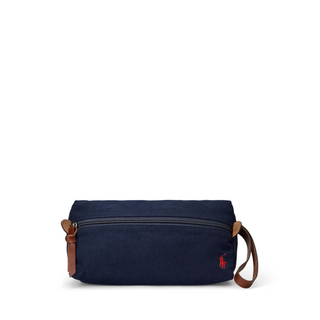 Canvas Travel Pouch - Medium - Navy
