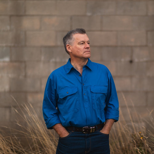 Swanndri Bendigo Work Shirt - Blue