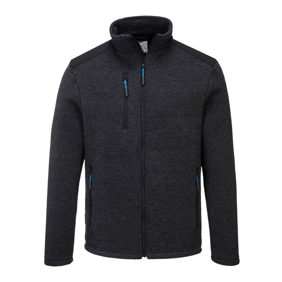 Textile House - Performance Fleece - Persian Blue | Olive Green | Grey Marle