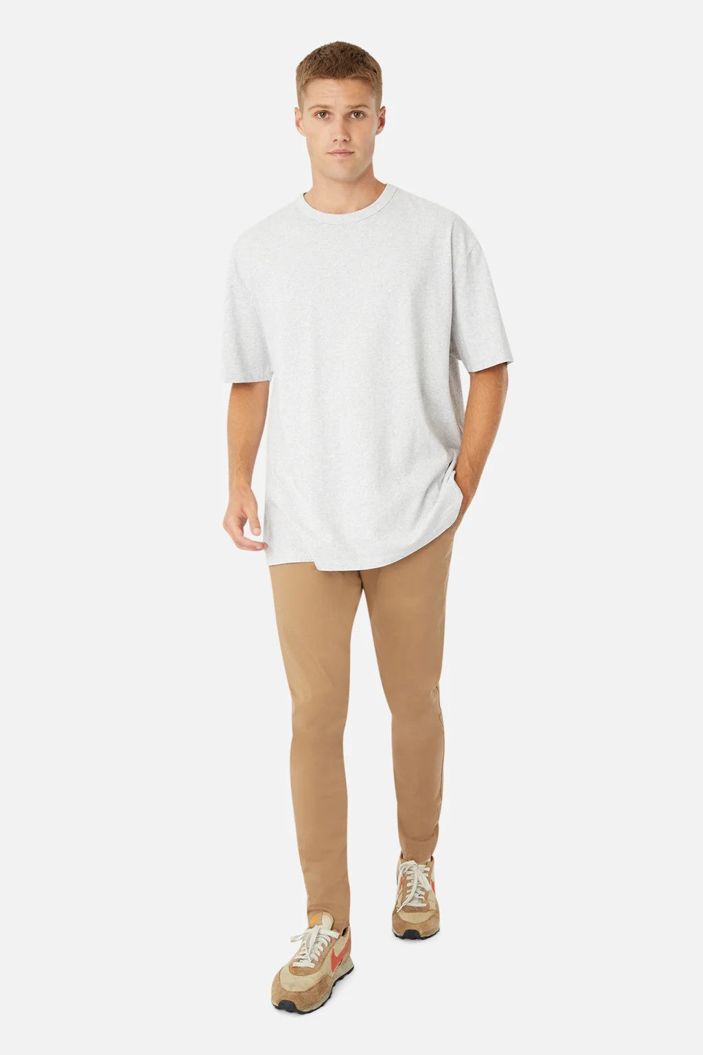Industrie - The Cuba Chino Pant - Antique Navy | Caramel