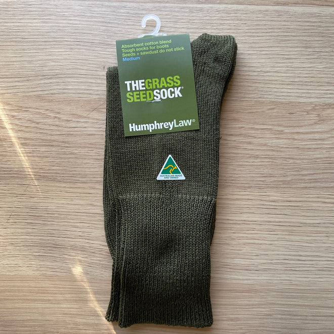 The Grass Seed Sock - Olive Green