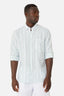 The Lindeman/Hamilton Linen Shirt - Stripe - Light Blue & White