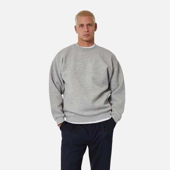 Industrie - The Robinson Sweat - Light Grey Marle