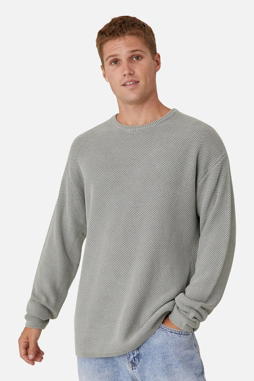 The Washed Culver Knit - Steel