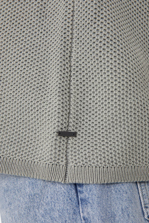 The Washed Culver Knit - Steel