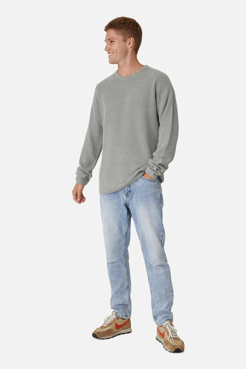 The Washed Culver Knit - Steel