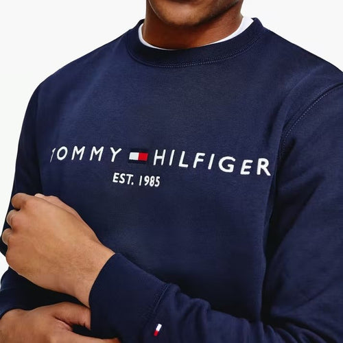 Tommy Logo Flex Sweatshirt - Desert Sky – Blowes Clothing