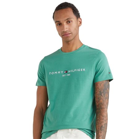 Tommy Logo Tee - Central Green
