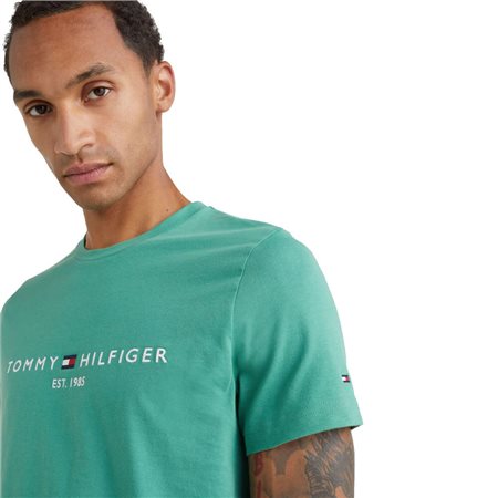 Tommy Logo Tee - Central Green