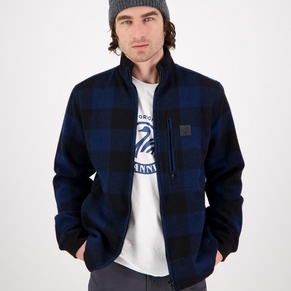 Wool checkered jacket clearance