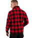 Traquair Station Wool Jacket - Red & Black Check
