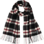 Swanndri - Unisex Wool Scarf - High Street Check - Red, White & Black