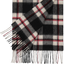 Swanndri - Unisex Wool Scarf - High Street Check - Red, Black & White