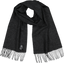 Swanndri - Unisex Wool Scarf - Webb Check - Charcoal & Black