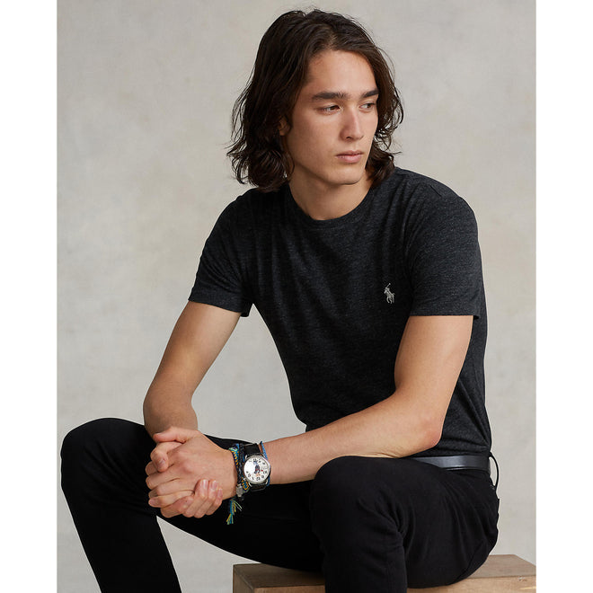 Ralph Lauren - Custom Fit Jersey T-Shirt - Black marle