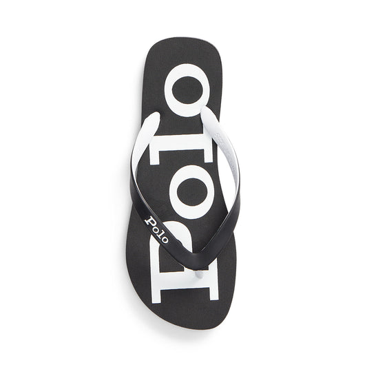 Ralph Lauren - Bolt Flip Flops/Thongs - Black & white
