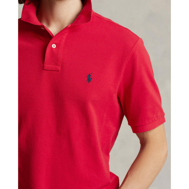 Ralph Lauren - Custom Slim Fit Mesh Polo - Red