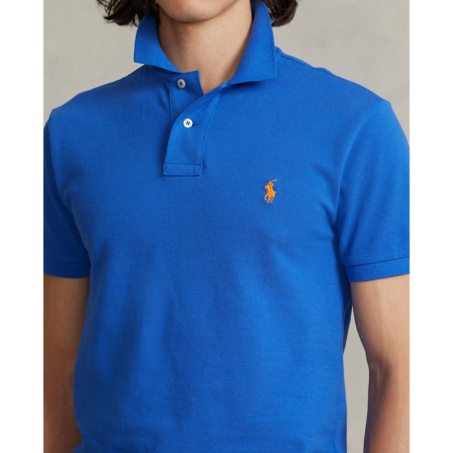 Ralph Lauren - Custom Fit Mesh Polo - Blue