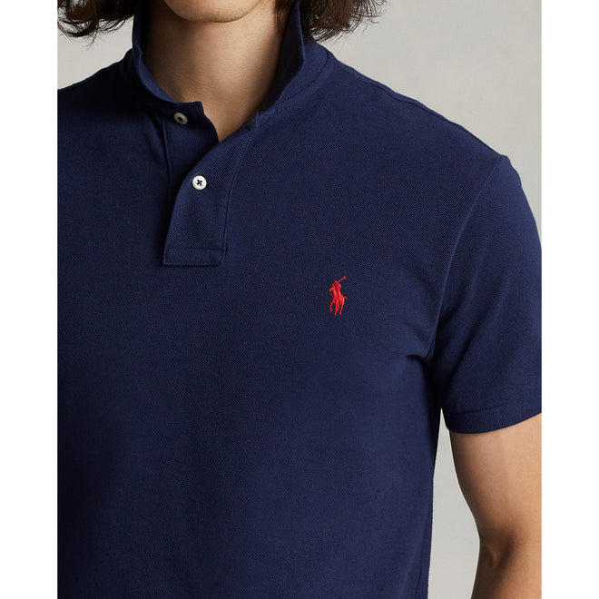 Ralph Lauren - Custom Fit Mesh  Polo - Navy