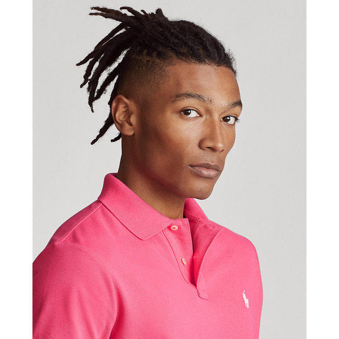 Ralph Lauren - Custom Fit Mesh Polo - Pink