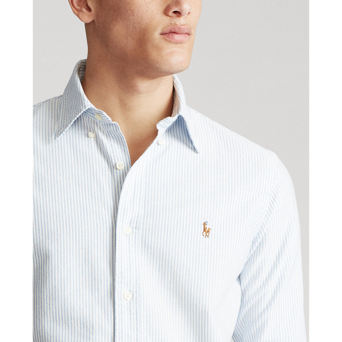 Polo Ralph Lauren - Oxford Shirt - Stripe - Blue & White