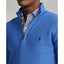 Polo Ralph Lauren - Mesh Knit Cotton Quarter Zip Pullover - Blue
