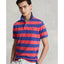 Ralph Lauren - Custom Fit Mesh Polo - Red & Blue Stripe
