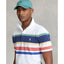 Ralph Lauren - Custom Fit mesh Polo - Striped - White Multi colour