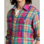 Ralph Lauren - Linen Check Shirt - Berry multicolour