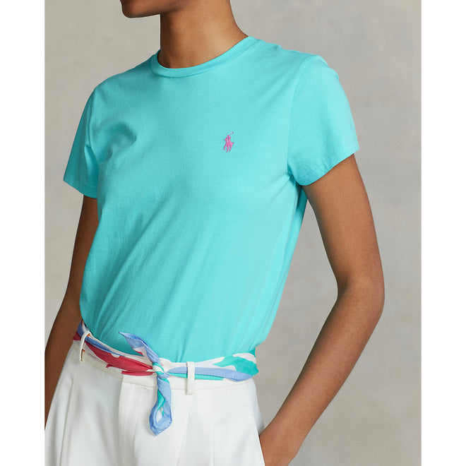 Polo Ralph Lauren - Cotton Crewneck Tee - Turquoise