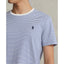 Ralph Lauren - Custom Slim Fit Jersey Crewneck T-Shirt - Striped - Blue & White