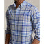Ralph Lauren - Custom Fit Plaid Oxford Shirt - Blue, Grey, White