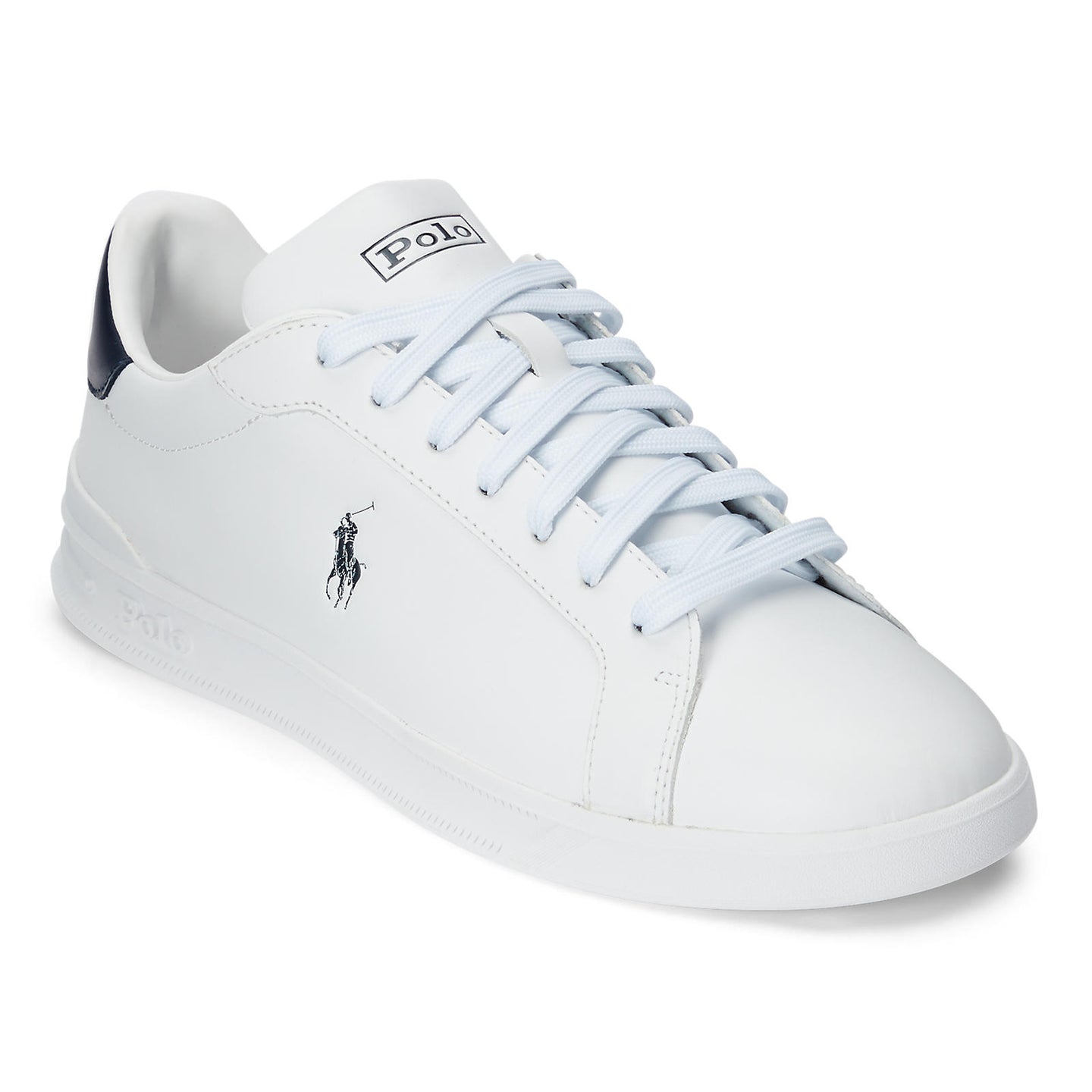 Polo Ralph Lauren Heritage Court II Sneaker with Navy Logos