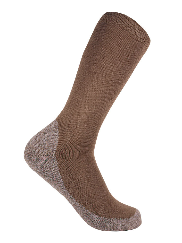 Bamboo 3G Charcoal Sock  - Walnut