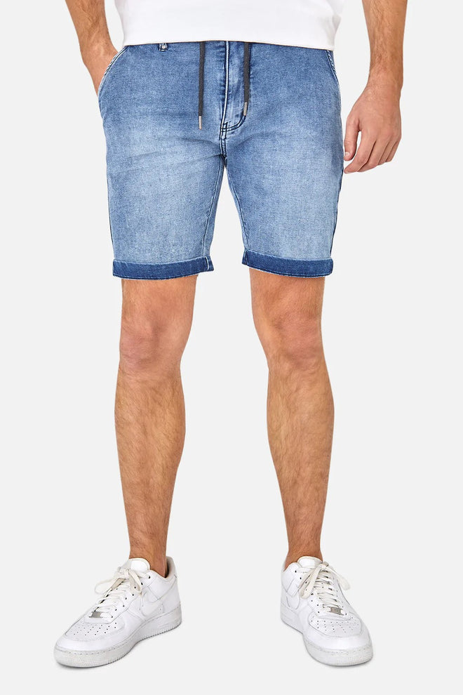 The Drifter Denim Short - Vintage Blue