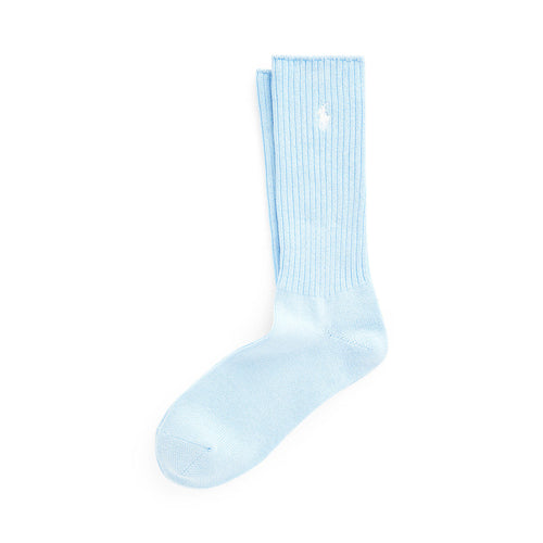 Ralph Lauren - Cotton Blend Crew Sock - Pale Blue Light Blue