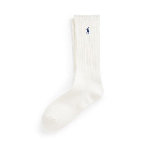 Polo-Ralph-Lauren-Cotton-Blend-Crew-Socks-White