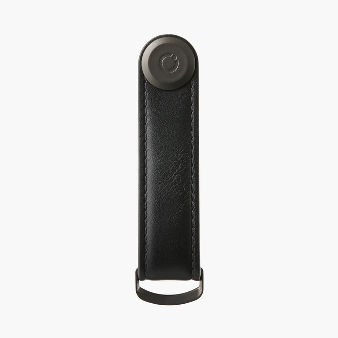 Key Organiser - Leather - Black with Black Stiching