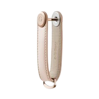 OrbitKey - Key Organiser - Leather - Blush with Blush Stiching