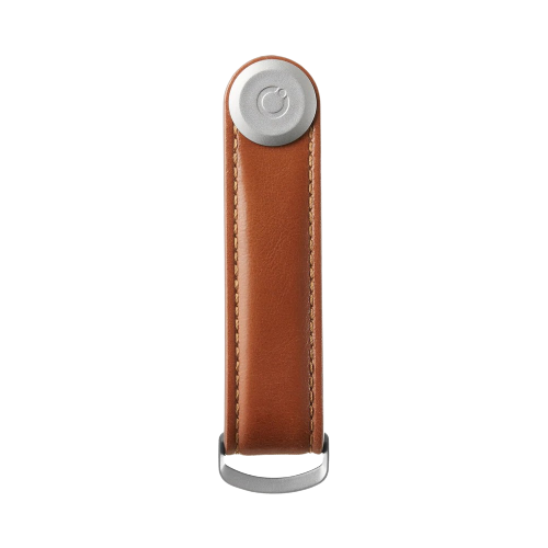 Key Organiser - Leather - Cognac with Tan Stitching
