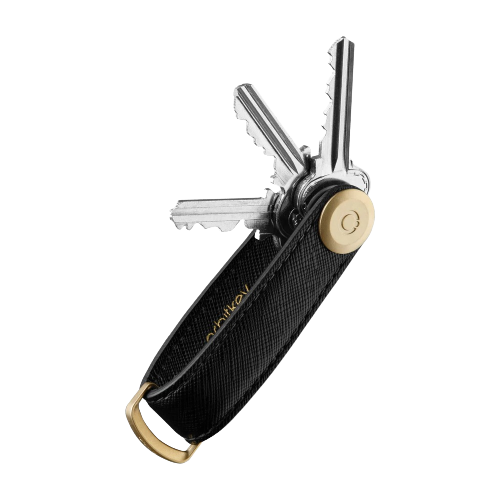 Orbit Key - Key organiser - Saffiano - Liquorice Black