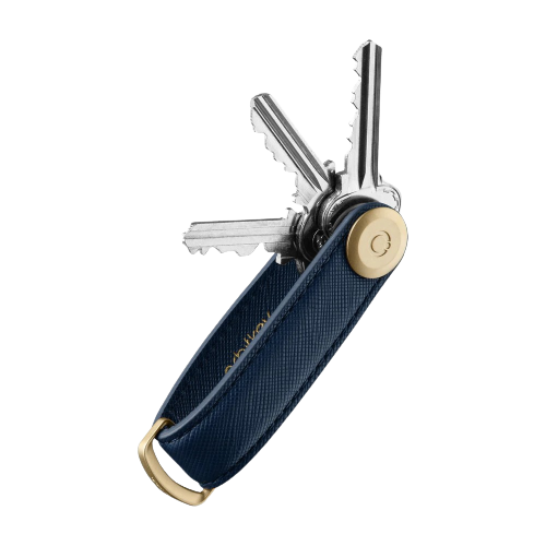 Orbit Key - Key Organiser - Saffiano - Navy