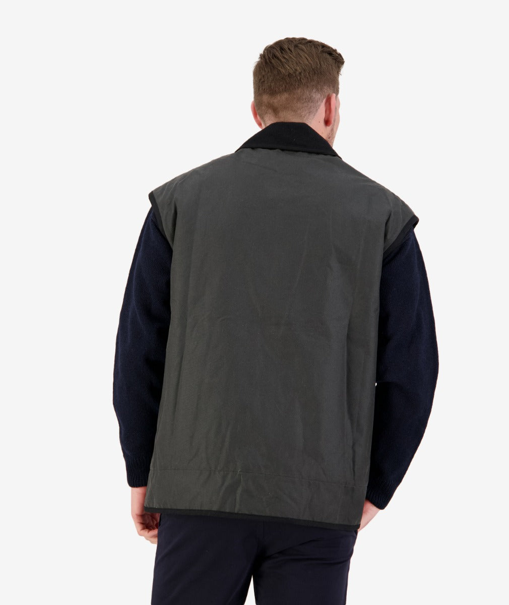 Swanndri - Foxton Oilskin Vest - Brown
