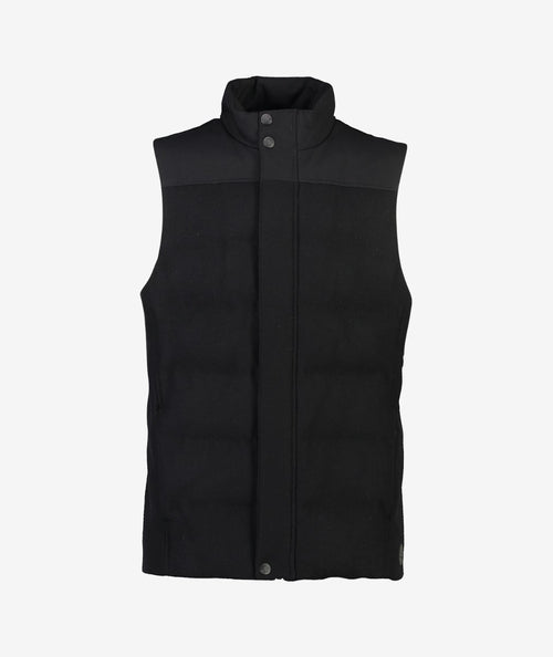 Hakatere Insulated Vest - Black Tweed