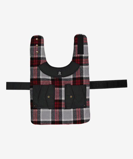 Swanndri - Classic Wool Dog Coat - Heritage Check | Red & Black Check
