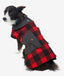 swanndri - Classic Wool Dog Coat - Red & Black Check