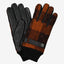 Swanndri-Jacks-Point-Leather-Glove-Cedar- Check