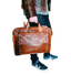 Turku Briefcase Satchel Bag - Brandy | Brown